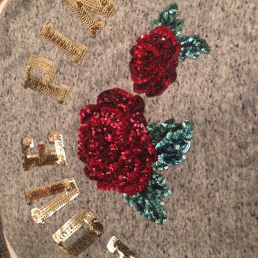 Vs pink crop hoodie - Picture 3 of 5